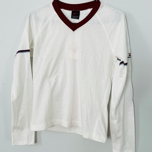 Nike v neck long sleeve size medium - Picture 1 of 3